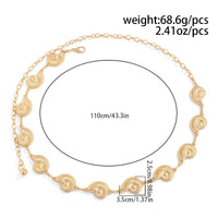 Thumbnail for Minimalist Gold Plated Conch Waist Chain - ArtGalleryZen