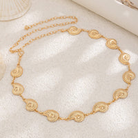 Thumbnail for Minimalist Gold Plated Conch Waist Chain - ArtGalleryZen