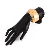 Thumbnail for Minimalist Gold Silver Plated Hammered Wide Cuff Bangle Bracelet - ArtGalleryZen