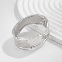 Thumbnail for Minimalist Hammered Curved Bangle Bracelet Set - ArtGalleryZen