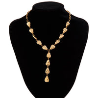 Thumbnail for Minimalist Irregular Waterdrop Charm Y Necklace - ArtGalleryZen