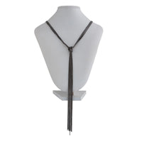 Thumbnail for Minimalist Layered Long Tassel Chain Y Necklace