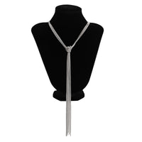 Thumbnail for Minimalist Layered Long Tassel Chain Y Necklace