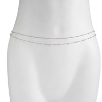 Thumbnail for Minimalist Layered Pearl Saturn Waist Chain Set - ArtGalleryZen