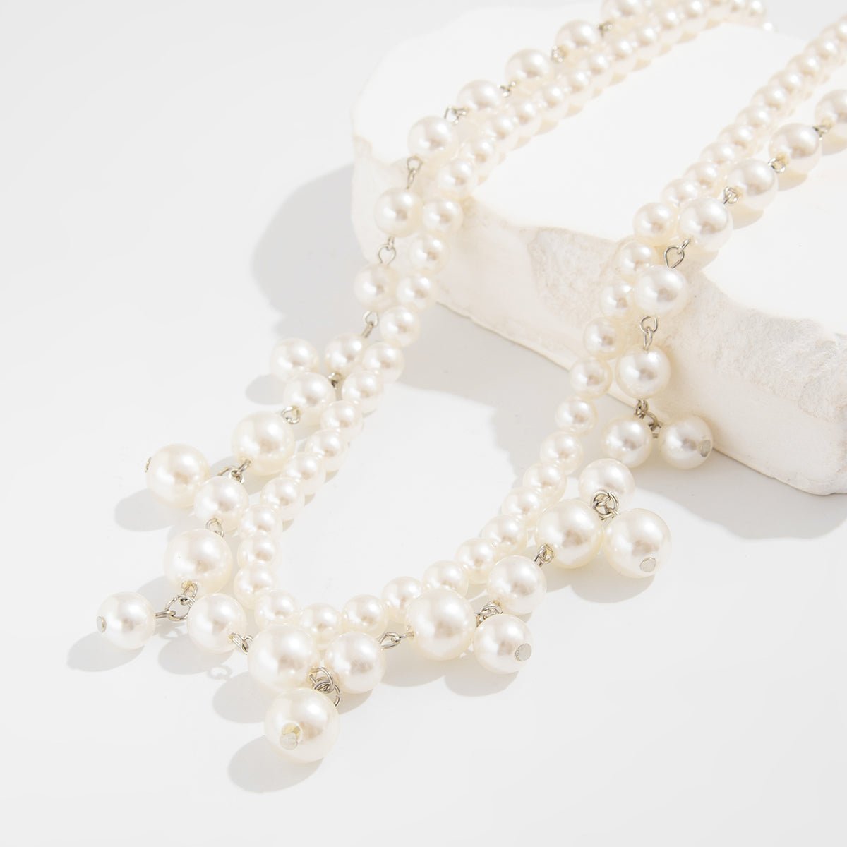 Minimalist Layered Pearl Trouser Chain - ArtGalleryZen