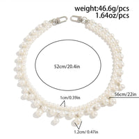 Thumbnail for Minimalist Layered Pearl Trouser Chain - ArtGalleryZen