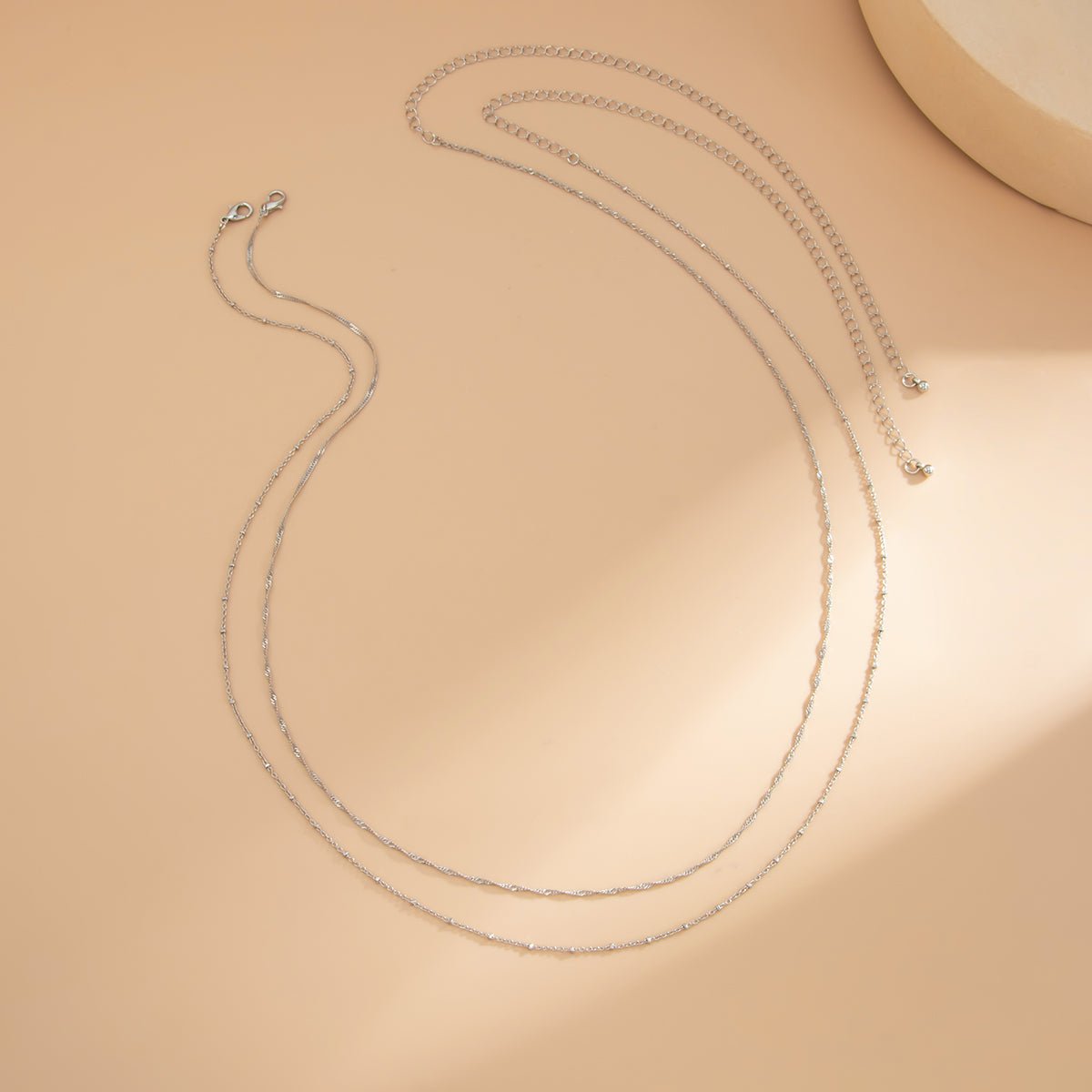 Minimalist Layered Twisted Waist Chain Set - ArtGalleryZen