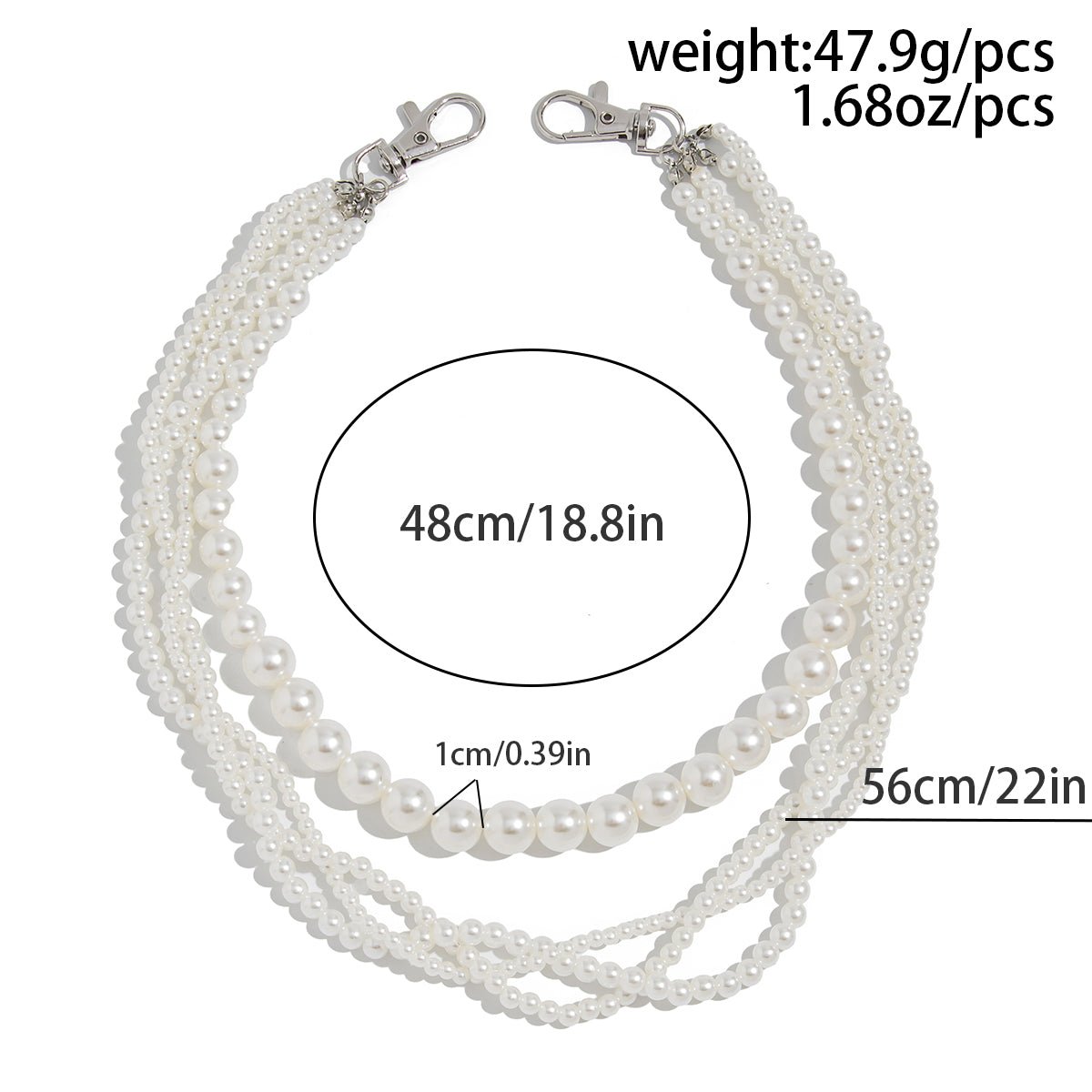 Minimalist Layering Pearl Trouser Chain - ArtGalleryZen