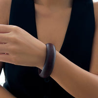 Thumbnail for Minimalist Retro Wood Wrist Cuff Bangle Bracelet