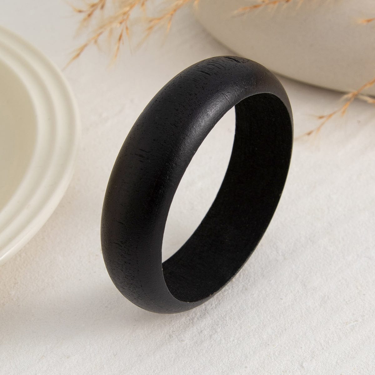 Minimalist Retro Wood Wrist Cuff Bangle Bracelet