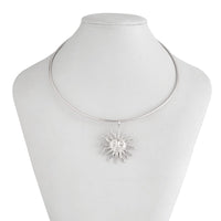 Thumbnail for Minimalist Sun Face Pendant Collar Necklace - ArtGalleryZen