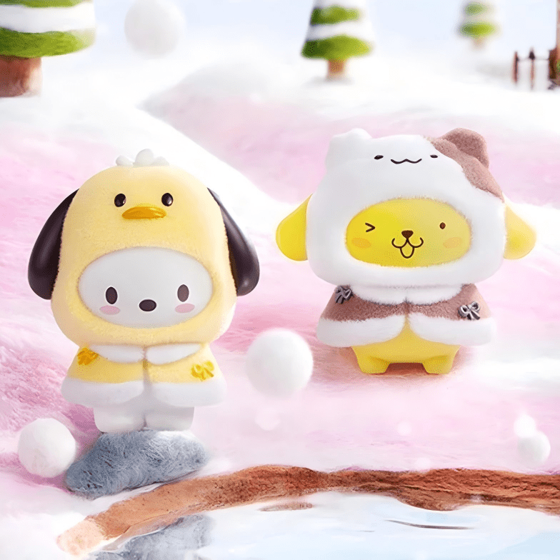 MINISO Sanrio Characters Little Cape Face Changing Plush Pendant Blind Box - ArtGalleryZen