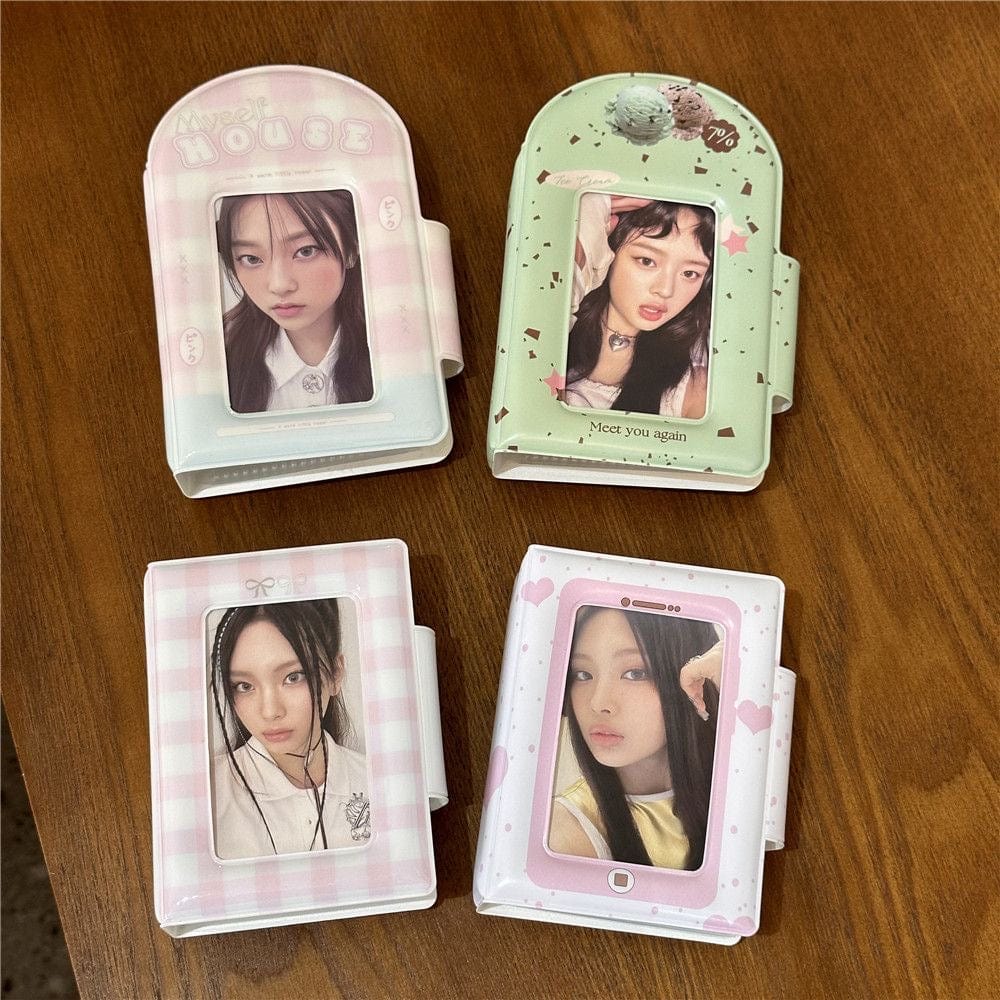 Mint Chocolate Ice - cream Kpop 3 Inch Mini Photocard Album - ArtGalleryZen