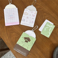 Thumbnail for Mint Chocolate Star Kpop Keychain Photocard Holder - ArtGalleryZen
