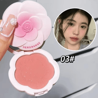 Thumbnail for Monochrome Flower Shimmer Powder Blusher - ArtGalleryZen