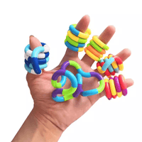 Thumbnail for Multicolor Quiet Twisty Fidget Toy - Sensory Stress Relief Puzzle - ArtGalleryZen
