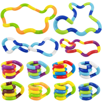 Thumbnail for Multicolor Quiet Twisty Fidget Toy - Sensory Stress Relief Puzzle - ArtGalleryZen