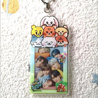 Thumbnail for NCT Dream Kpop Group Keychain Acrylic Photocard Holder - ArtGalleryZen