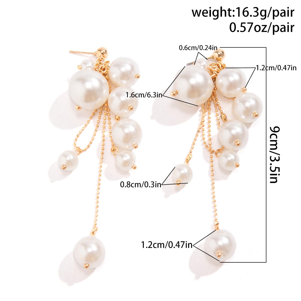 Newly Dangling Tassel Pearl Earrings - ArtGalleryZen