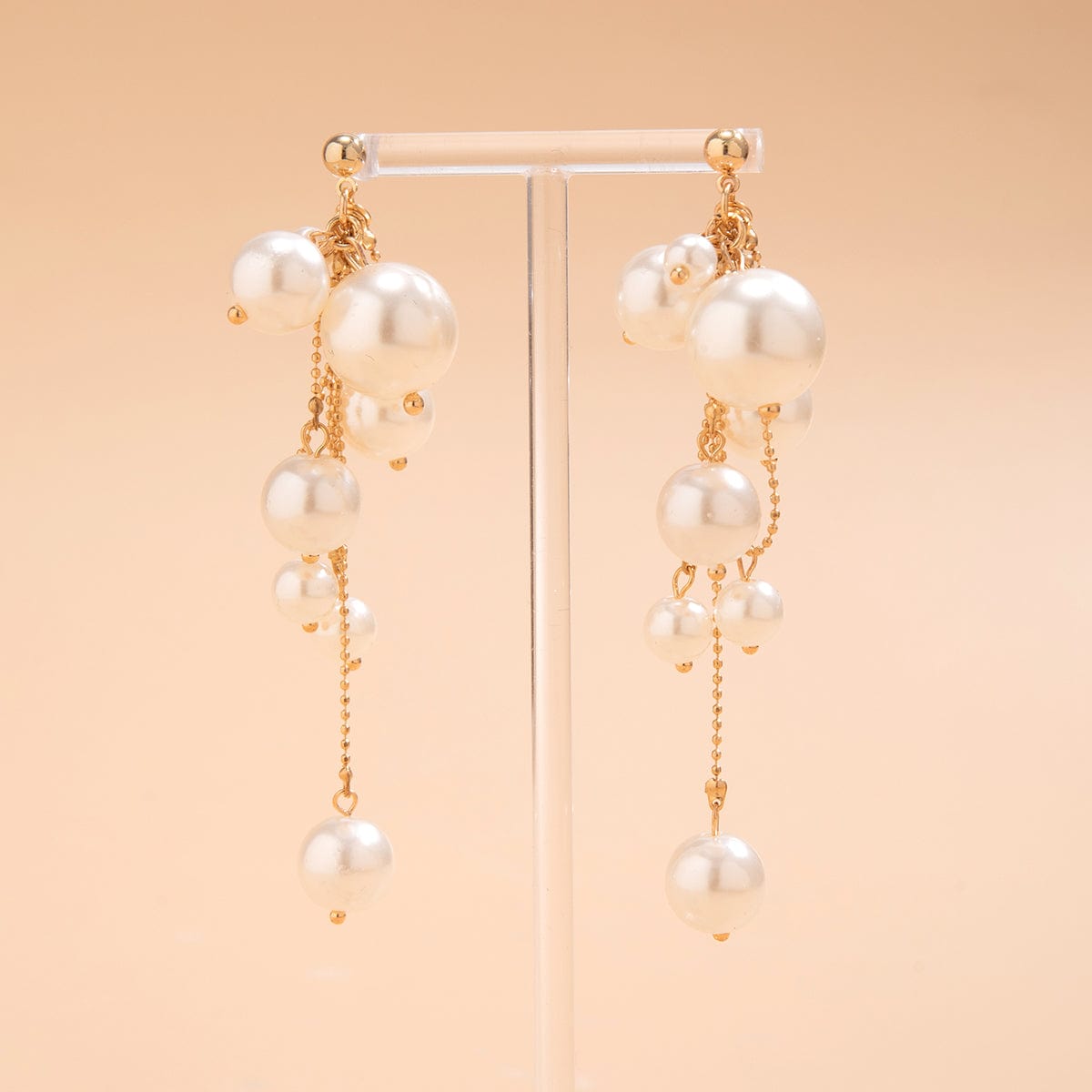 Newly Dangling Tassel Pearl Earrings - ArtGalleryZen