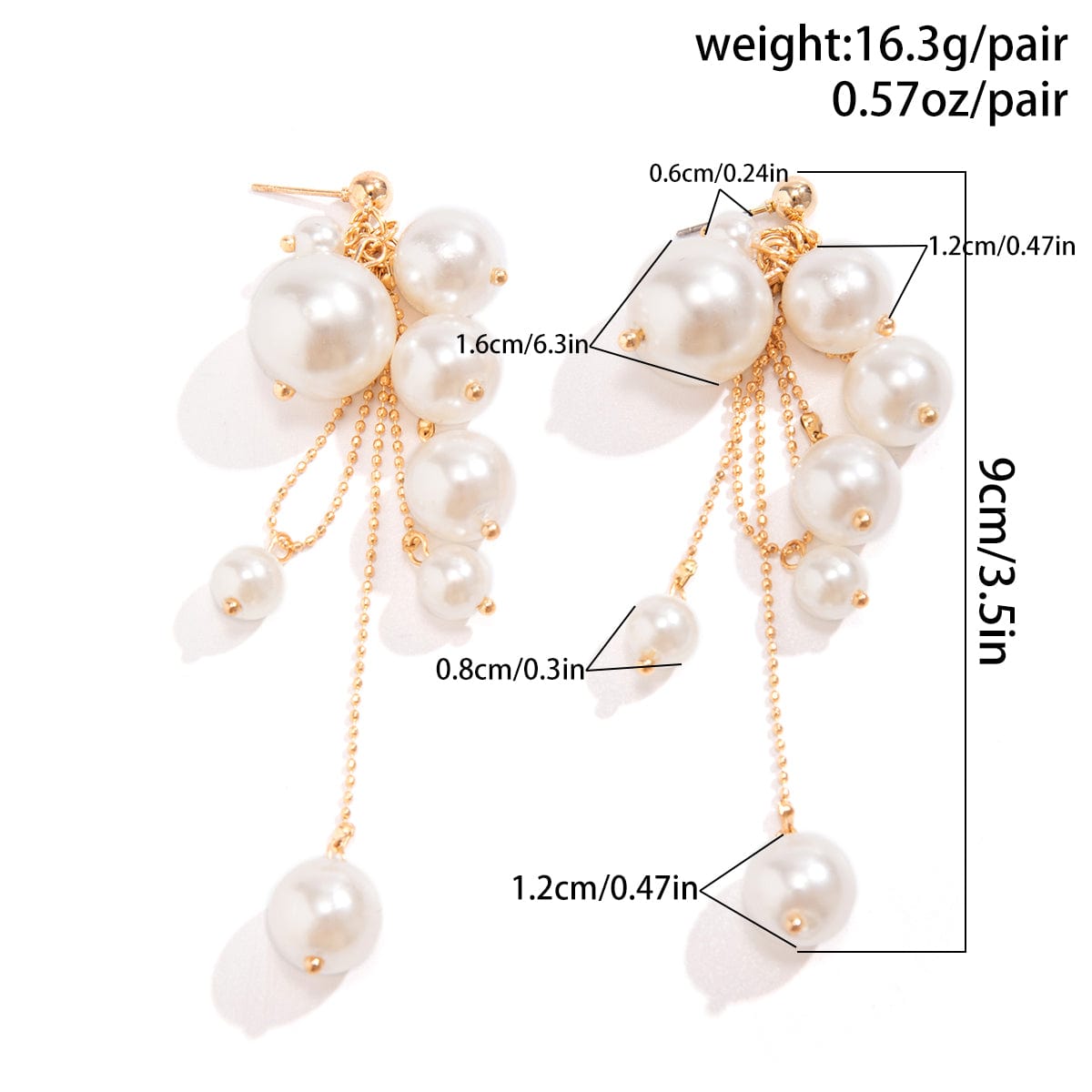 Boho Ribbon Pearl Earrings – ArtGalleryZen