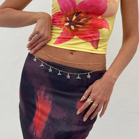 Thumbnail for Ocean Style 2pcs Enamel Starfish Mermaid Pendant Waist Chain Set - ArtGalleryZen