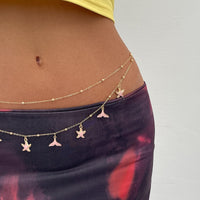 Thumbnail for Ocean Style 2pcs Enamel Starfish Mermaid Pendant Waist Chain Set