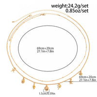 Thumbnail for Ocean Style 2pcs Sun Conch Coconut Tree Tassel Waist Chain Set - ArtGalleryZen