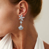 Thumbnail for Ocean Style 3 Pairs Conch Shell Starfish Dangle Earrings Set - ArtGalleryZen