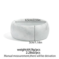 Thumbnail for Ocean Style Blue Resin Bangle Bracelet - ArtGalleryZen