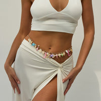 Thumbnail for Ocean Style Conch Starfish Pearl Tassel Waist Chain - ArtGalleryZen