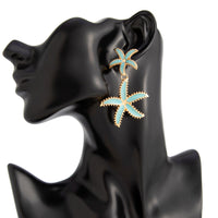 Thumbnail for Ocean Style Enamel Starfish Dangle Earrings - ArtGalleryZen