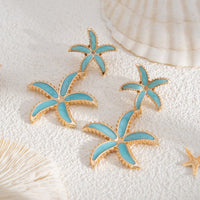 Thumbnail for Ocean Style Enamel Starfish Dangle Earrings - ArtGalleryZen