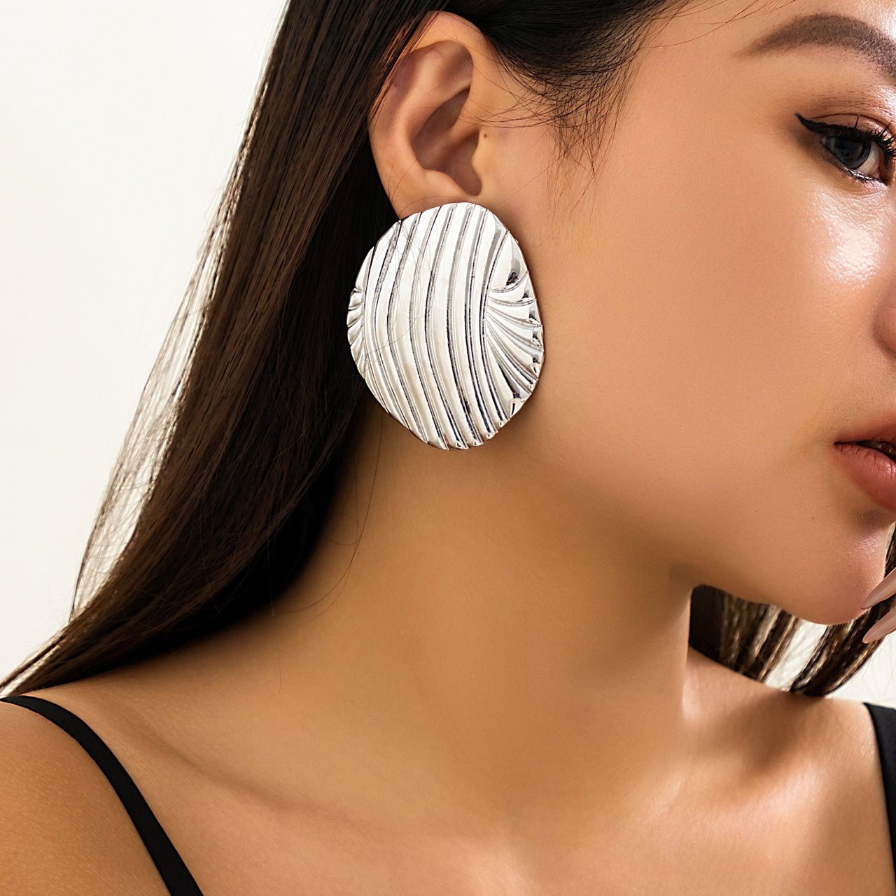 Ocean Style Gold Silver Plated Shell Earrings - ArtGalleryZen