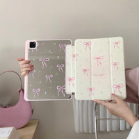 Thumbnail for Pink Bowknot Mirror iPad Case - ArtGalleryZen