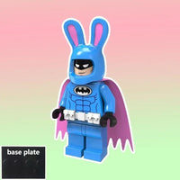 Thumbnail for Pink Fairy Batman Minifigure LEGO Compatible Assembly Building Bricks - ArtGalleryZen