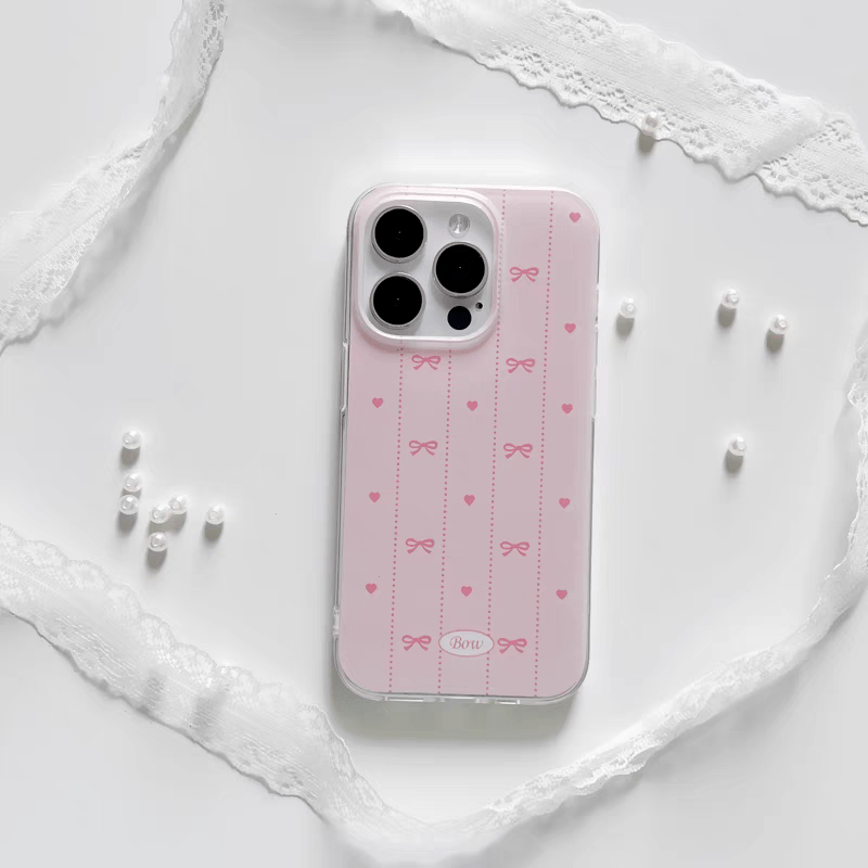 Pink Heart Stand iPhone Case - ArtGalleryZen