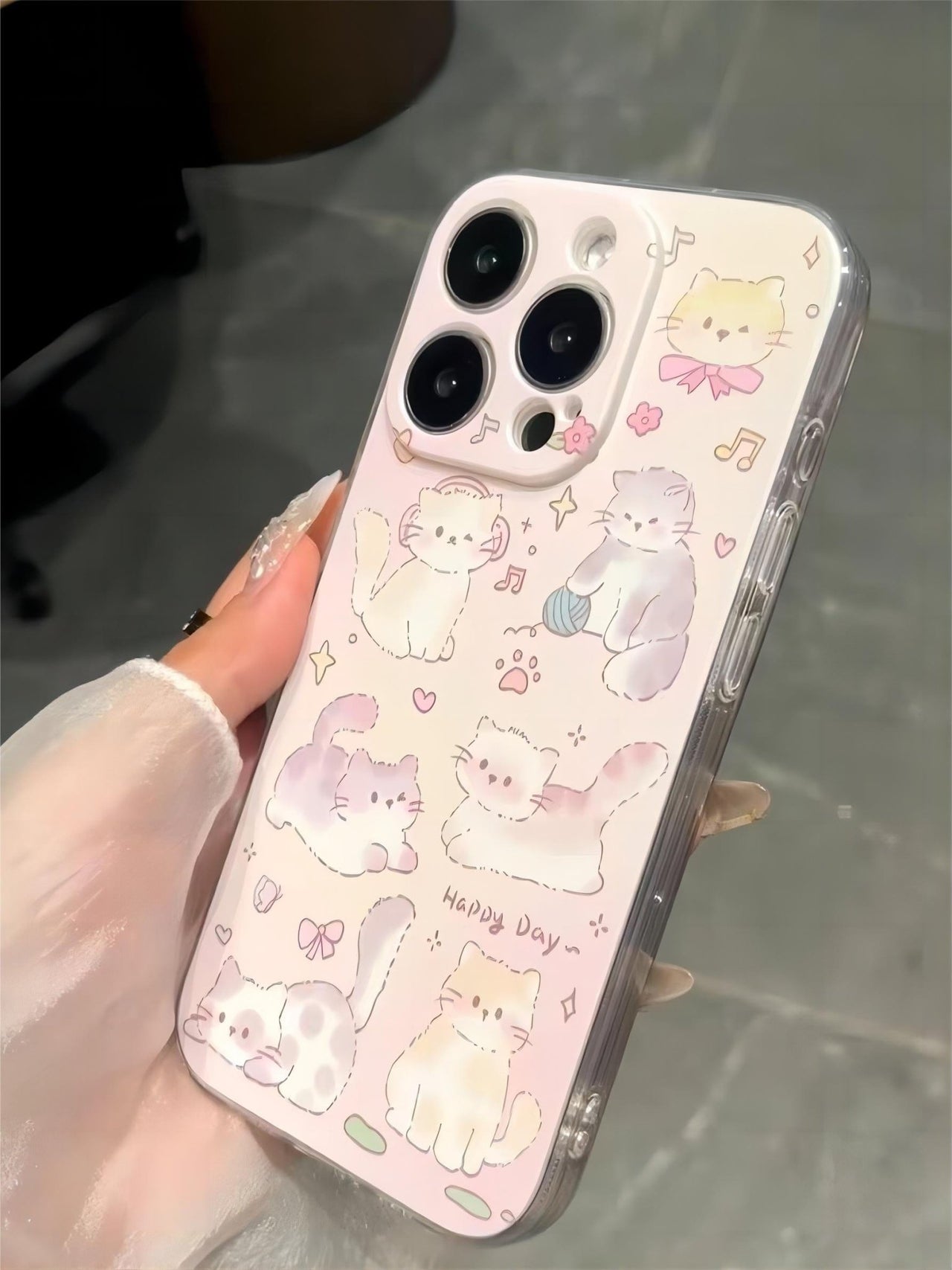 Pink Kitty iPhone Case - ArtGalleryZen