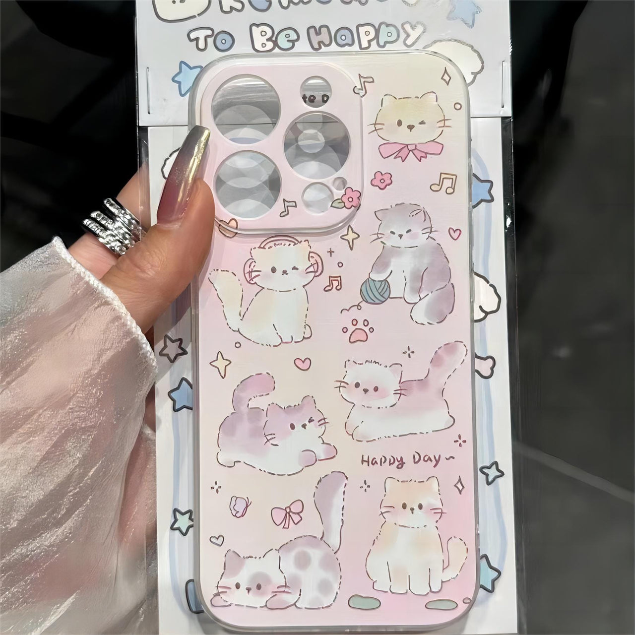 Pink Kitty iPhone Case - ArtGalleryZen