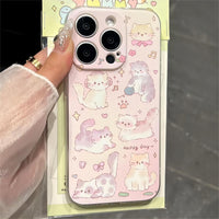 Thumbnail for Pink Kitty iPhone Case - ArtGalleryZen