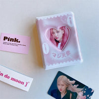 Thumbnail for Pink Lace Bowknot Kpop 3 Inch Mini Photocard Album - ArtGalleryZen