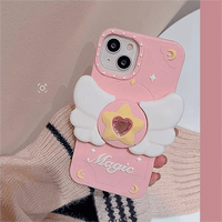 Thumbnail for Pink Magic Moving Wings iPhone Case - ArtGalleryZen