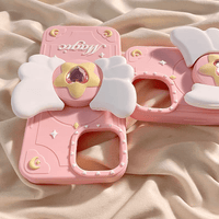 Thumbnail for Pink Magic Moving Wings iPhone Case - ArtGalleryZen