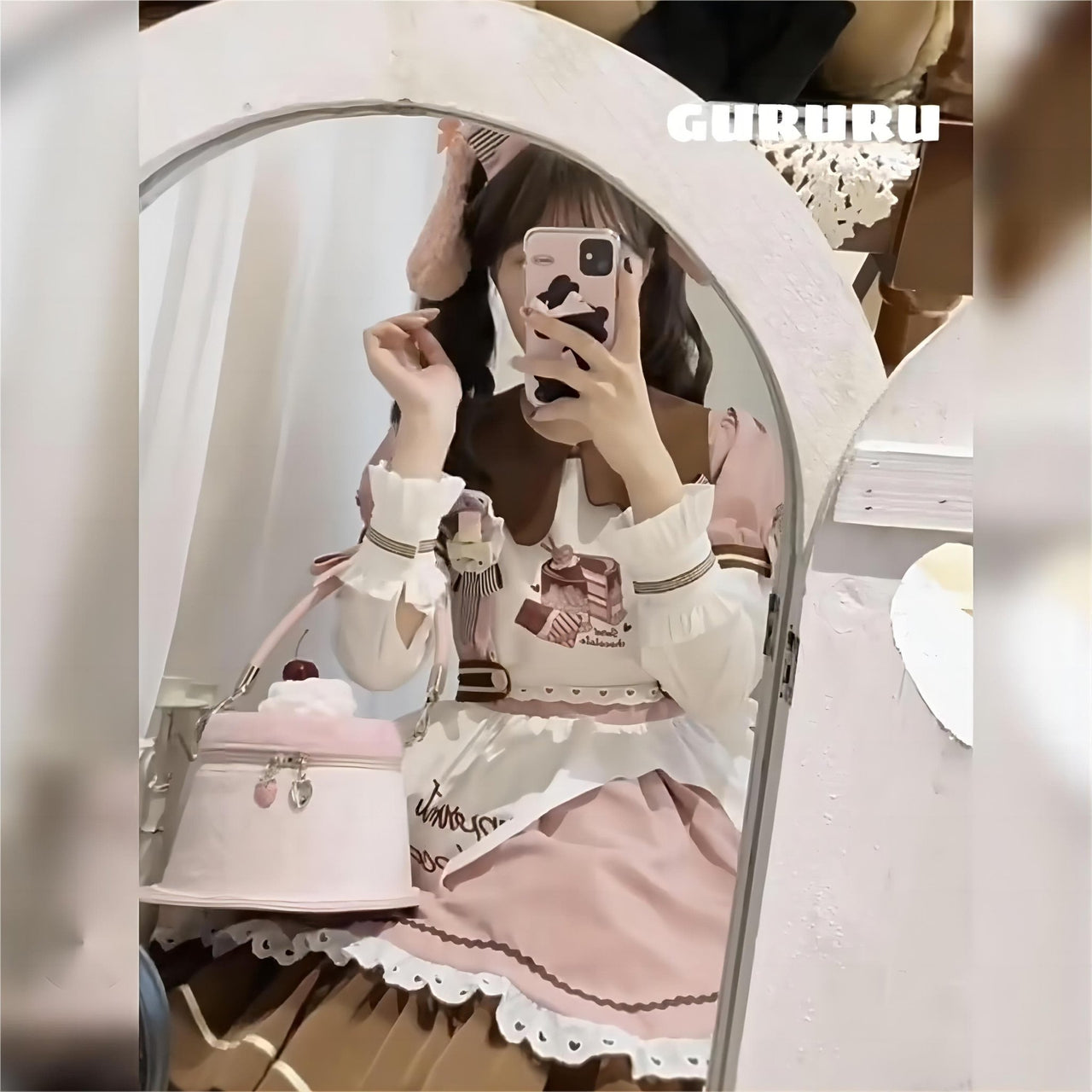 Pink Plush Strawberry Pudding Tote Bag - ArtGalleryZen