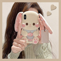Thumbnail for Pink Rabbit iPhone Case - ArtGalleryZen