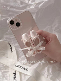 Thumbnail for Pink Ribbon Dance Theatrical Stand iPhone Case - ArtGalleryZen