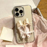 Thumbnail for Pink Ribbon Dance Theatrical Stand iPhone Case - ArtGalleryZen