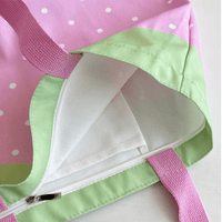 Thumbnail for Pink Strawberry Canvas Casual Shoulder Bag - ArtGalleryZen