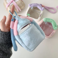 Thumbnail for Plush House Clear Display Keychain Bag Kawaii Doll Holder Pouch - ArtGalleryZen