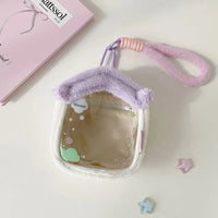 Thumbnail for Plush House Clear Display Keychain Bag Kawaii Doll Holder Pouch - ArtGalleryZen